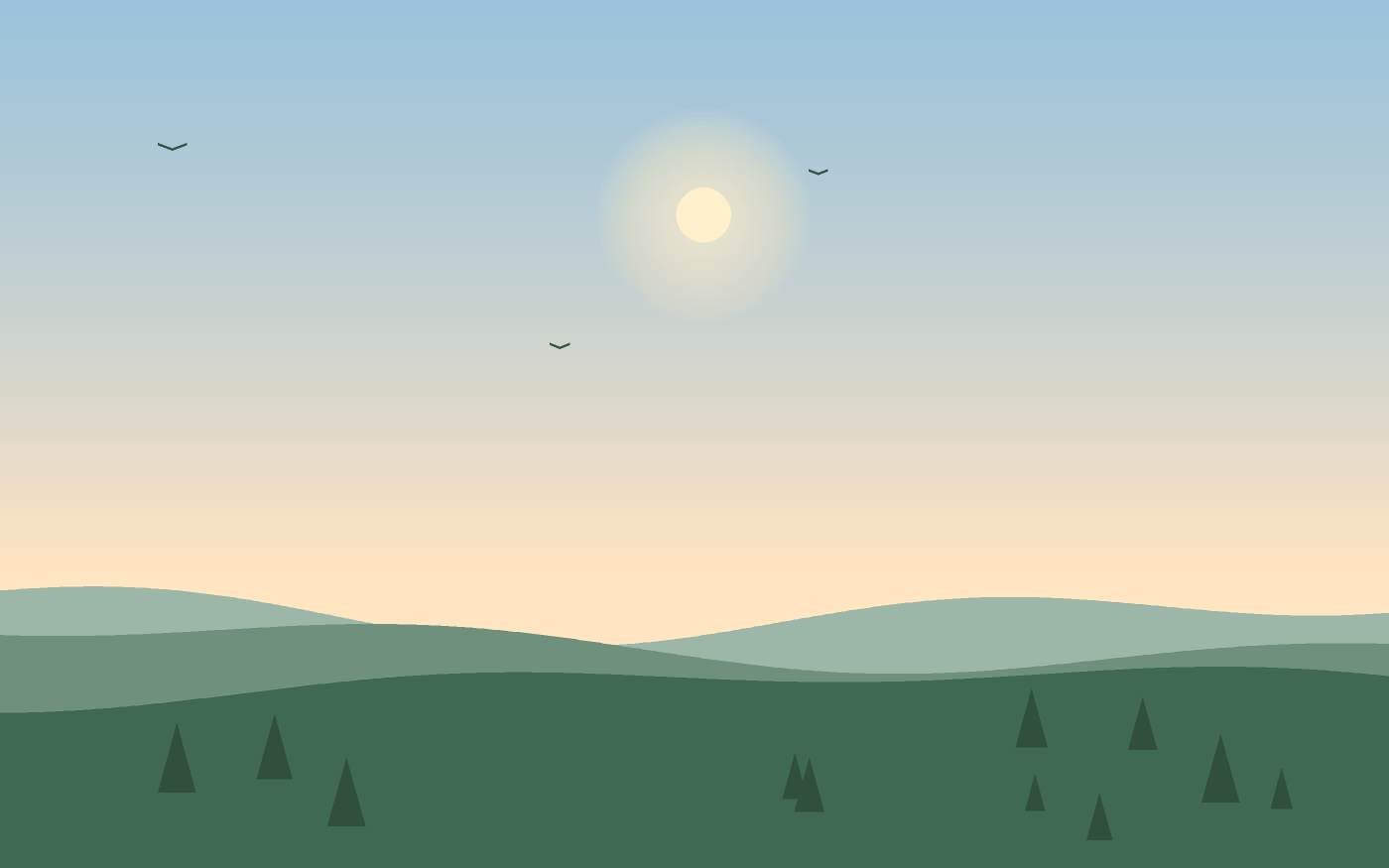 Landschaftsillustration