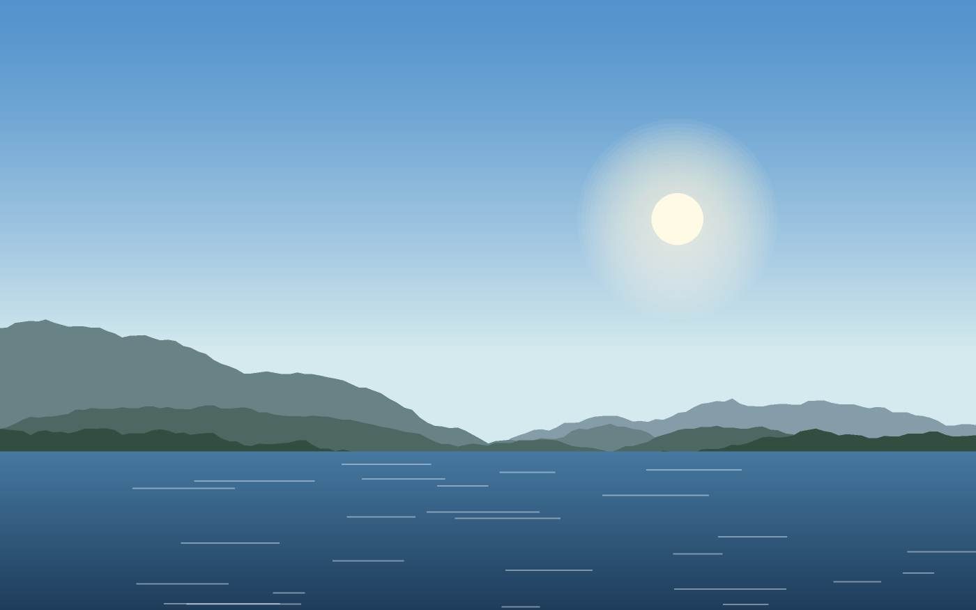 Landschaftsillustration