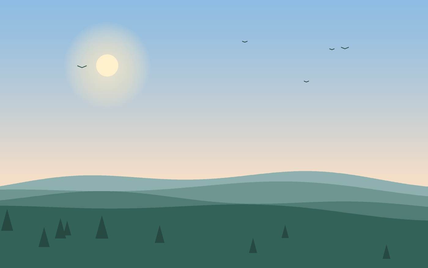 Landschaftsillustration