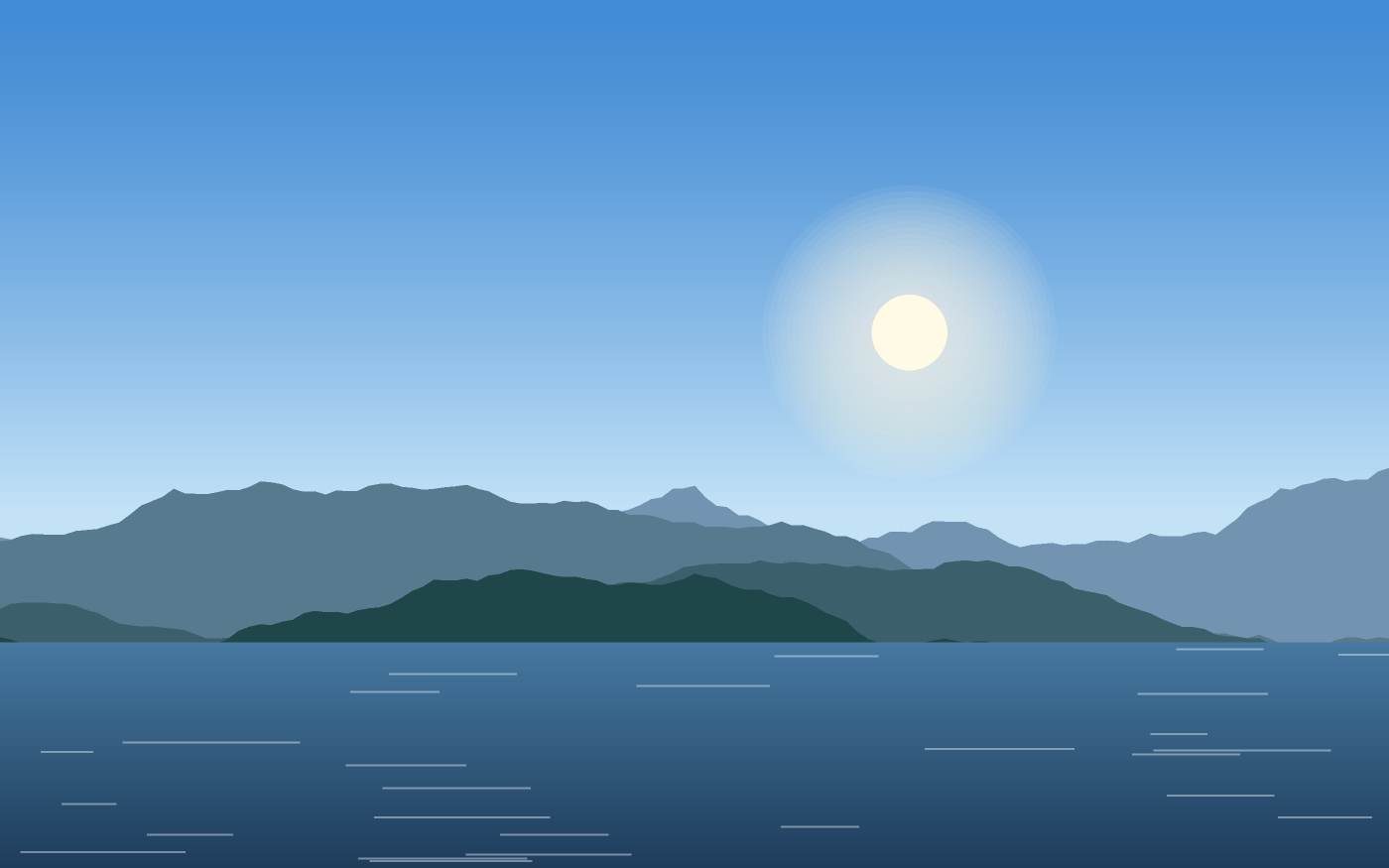 Landschapsillustratie