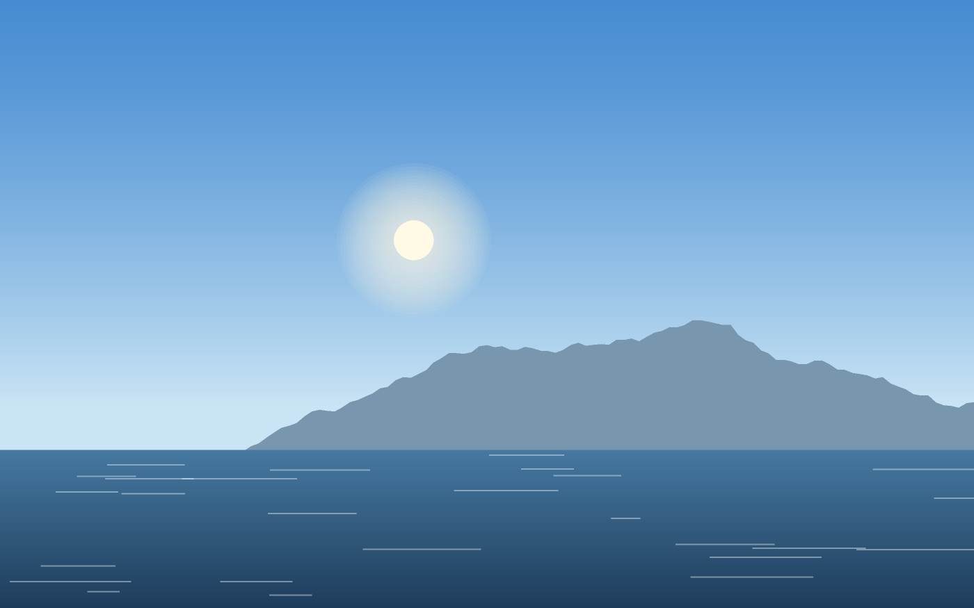 Landschapsillustratie