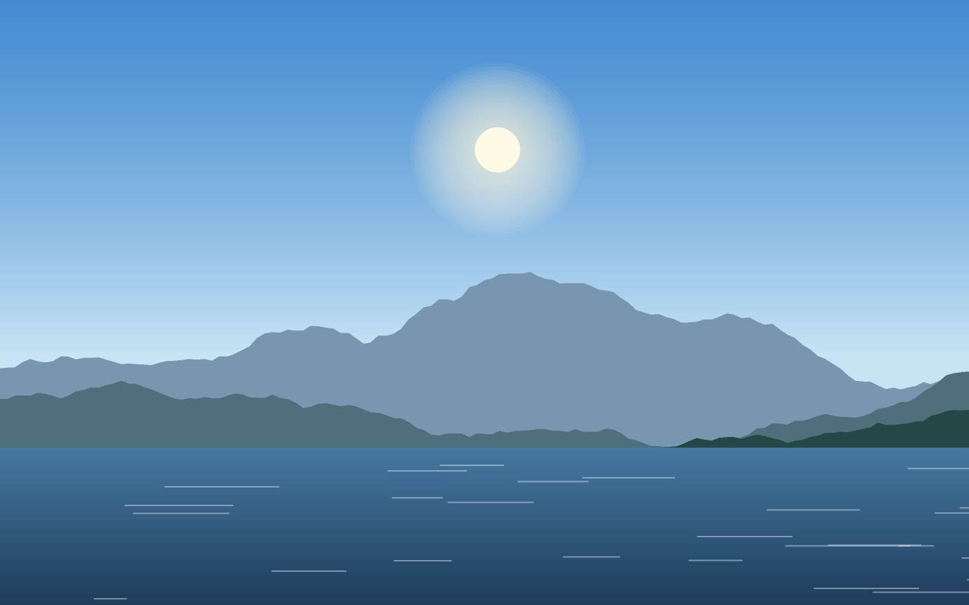 Landschapsillustratie