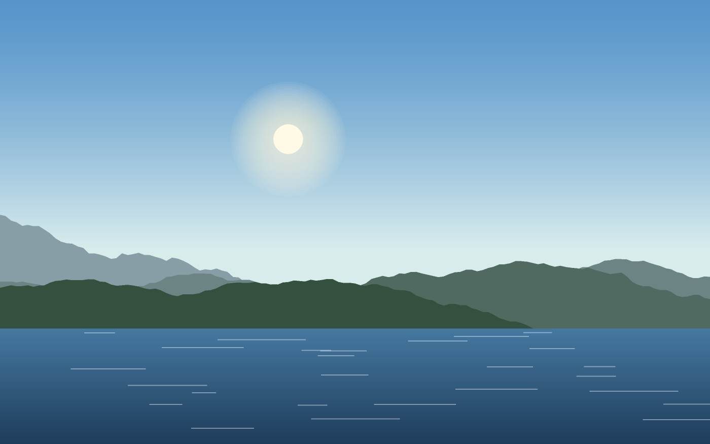 Landschaftsillustration