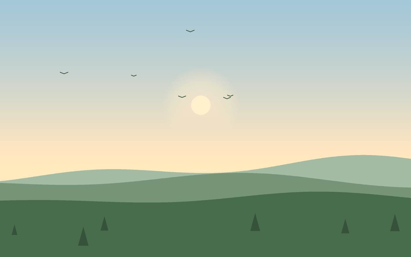 Landschaftsillustration
