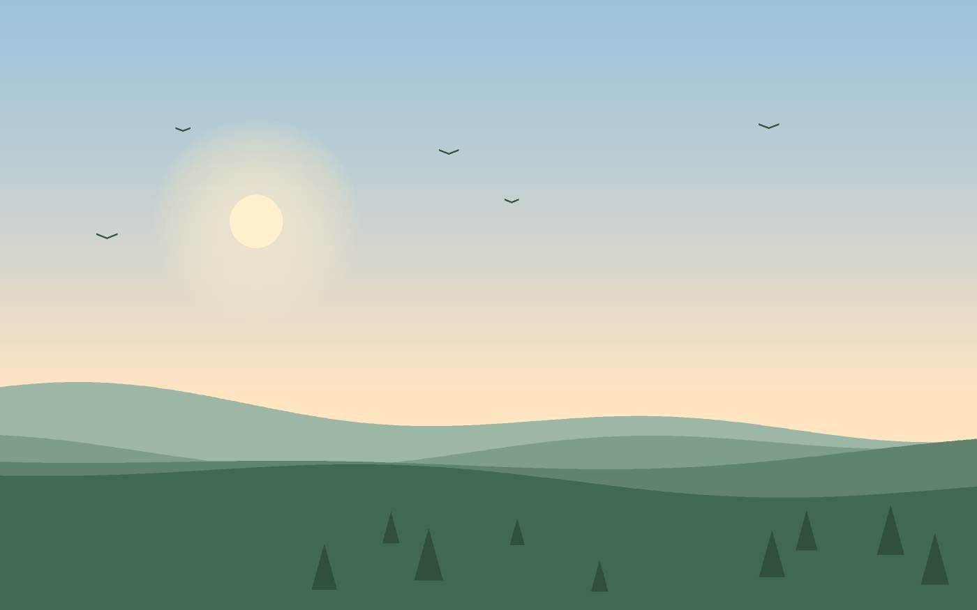 Landschaftsillustration