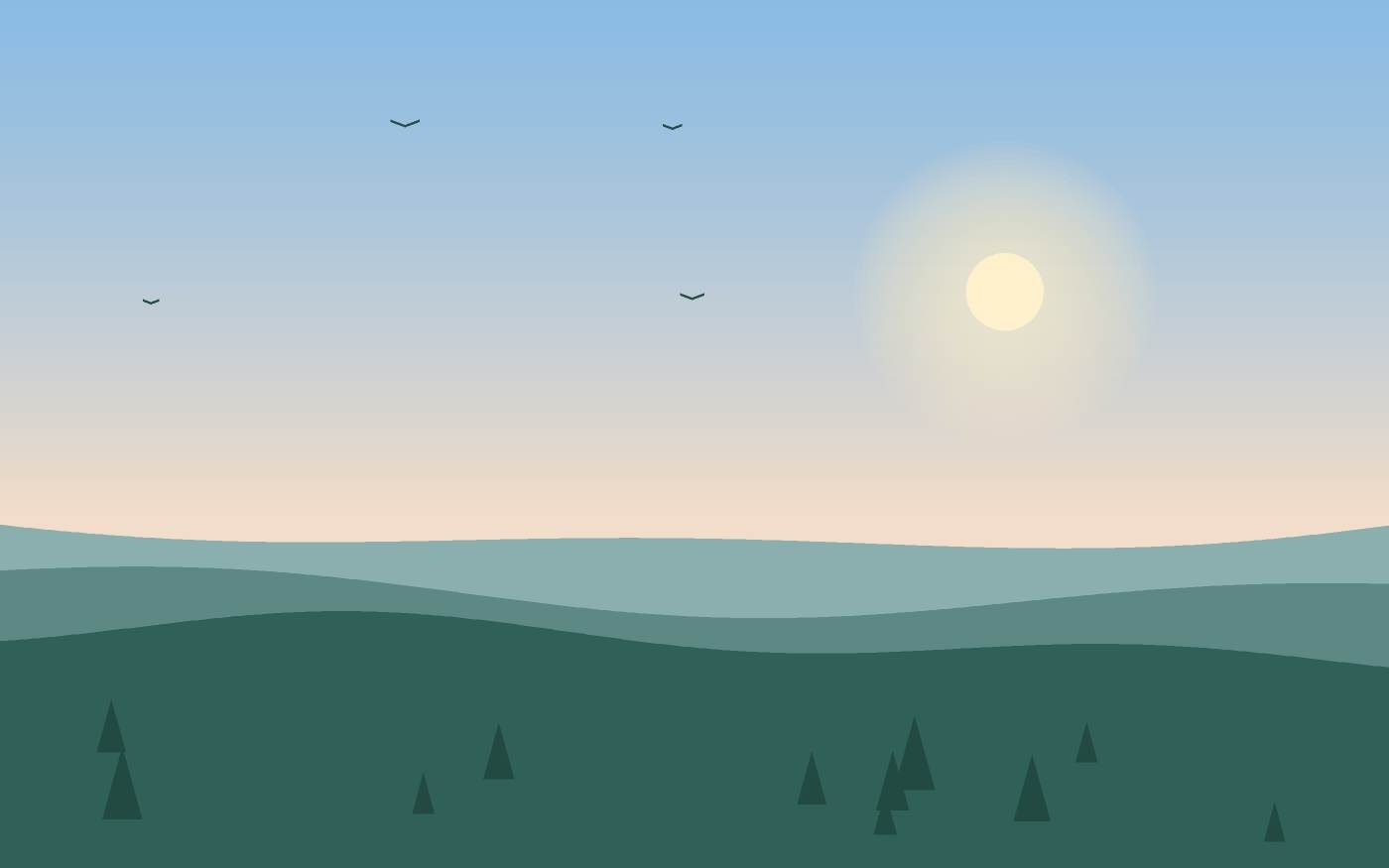 Landschaftsillustration