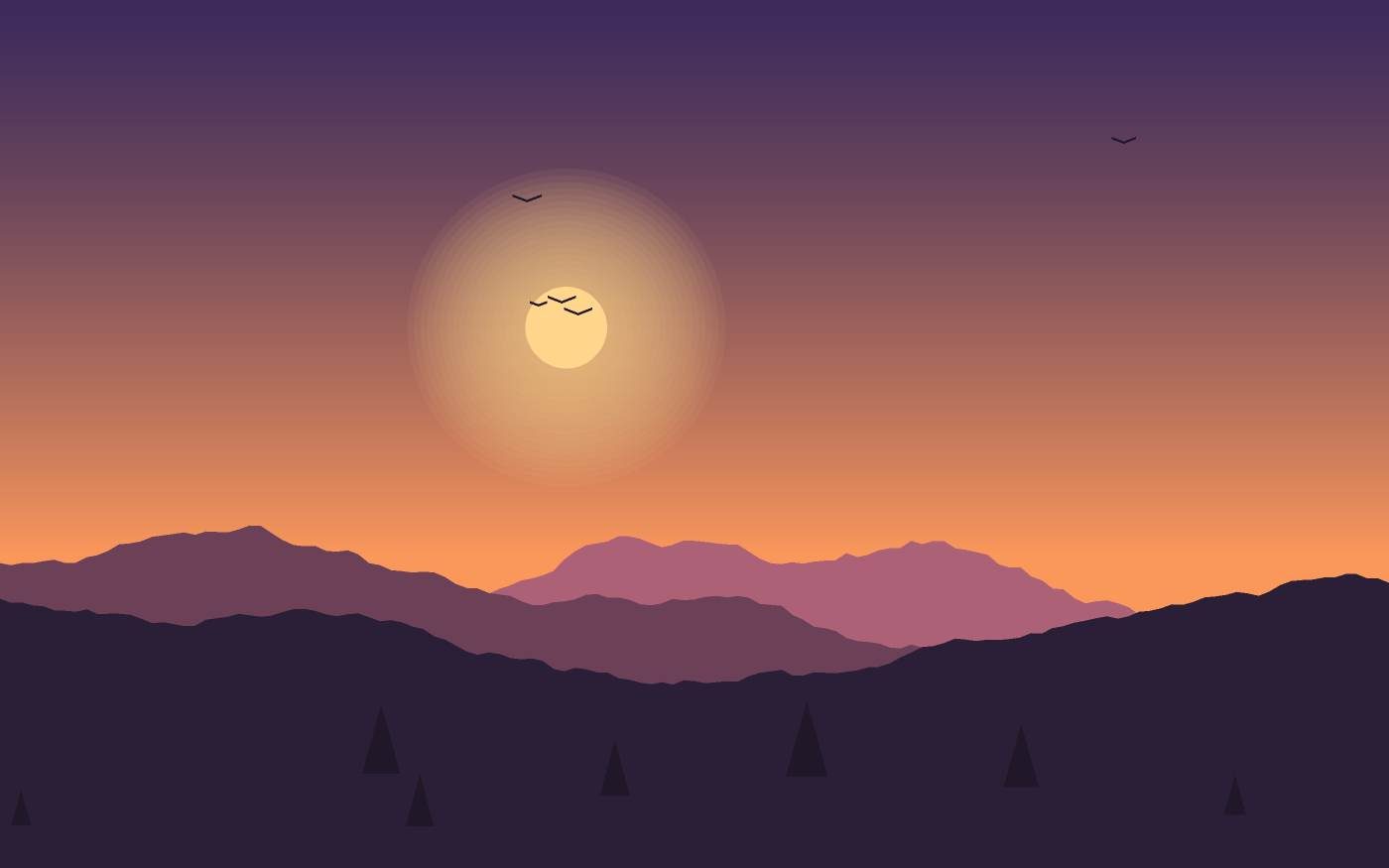 Landschaftsillustration