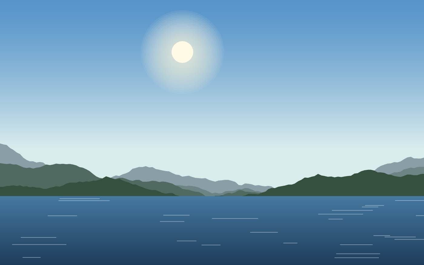 Landschaftsillustration