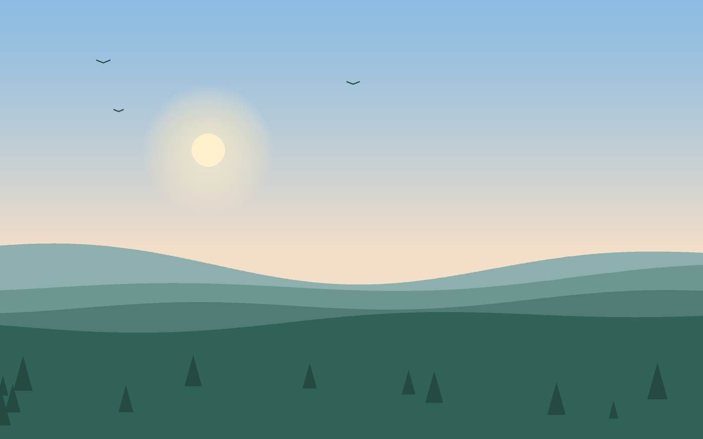 Ilustración de un paisaje