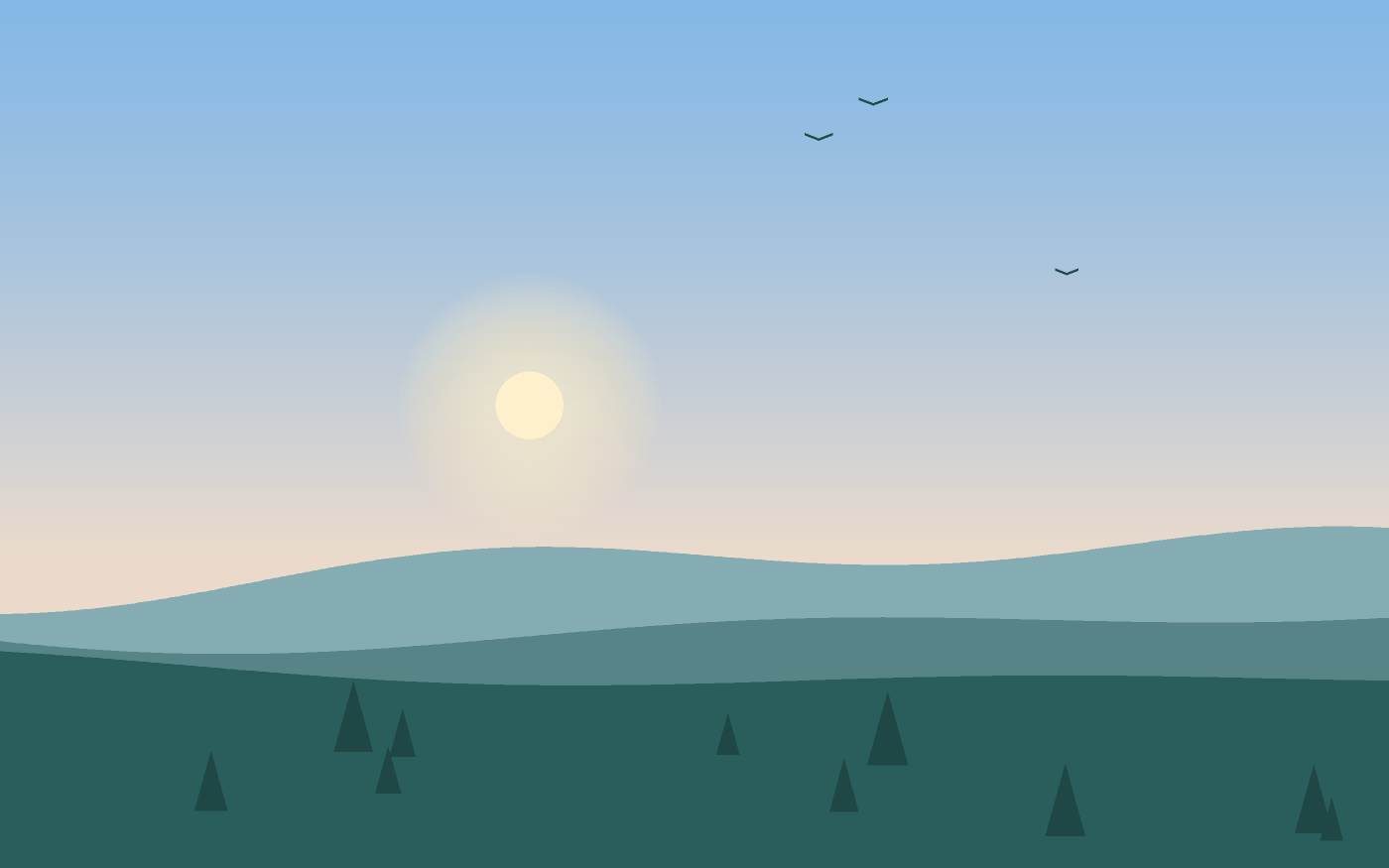 Ilustración de un paisaje