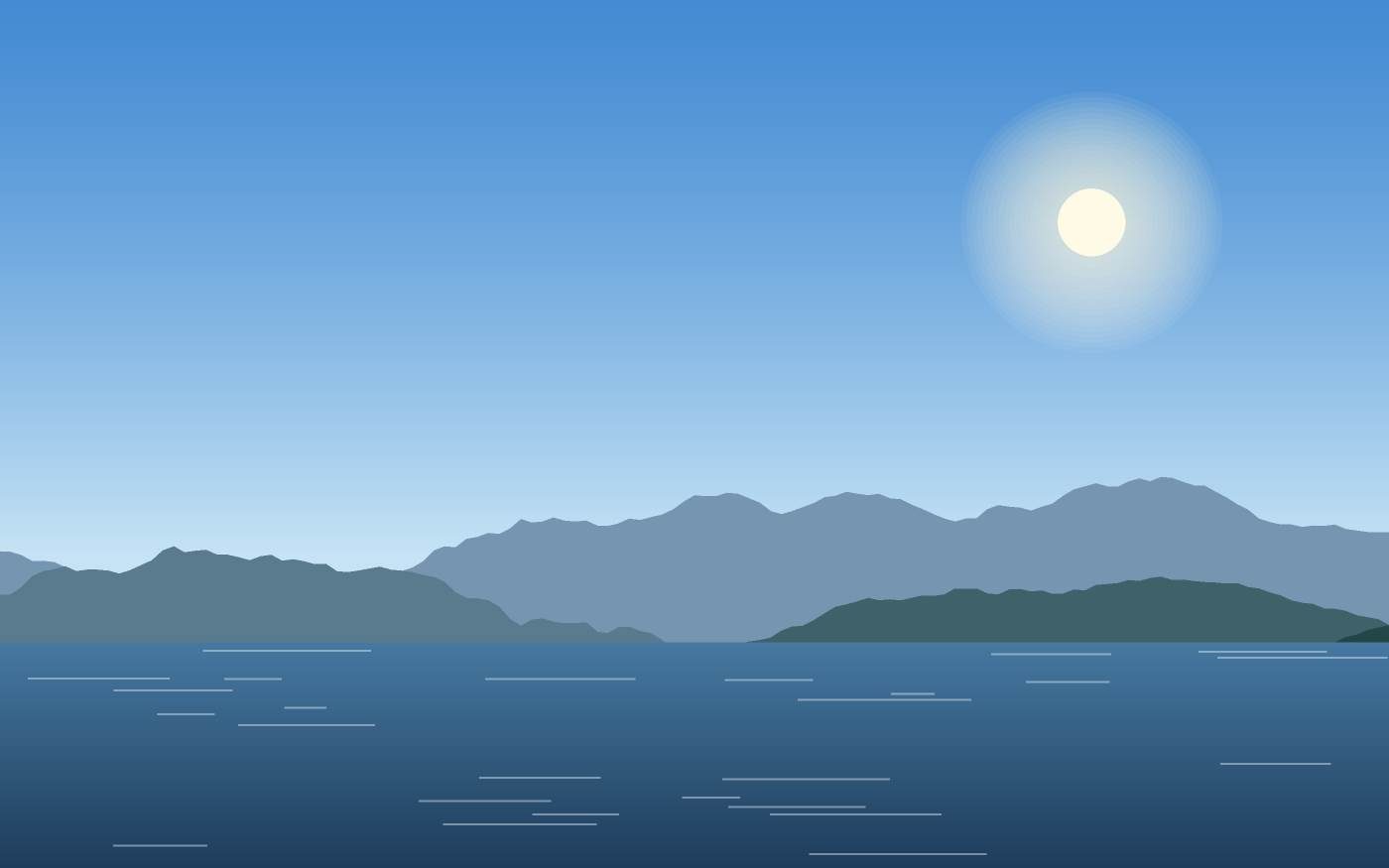 Landschapsillustratie