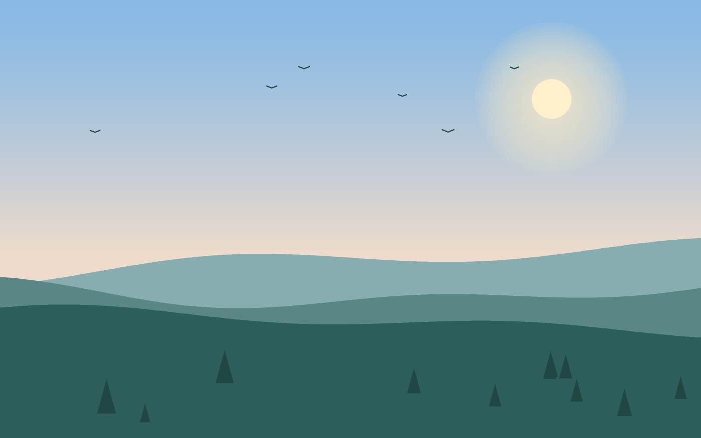 Landschapsillustratie