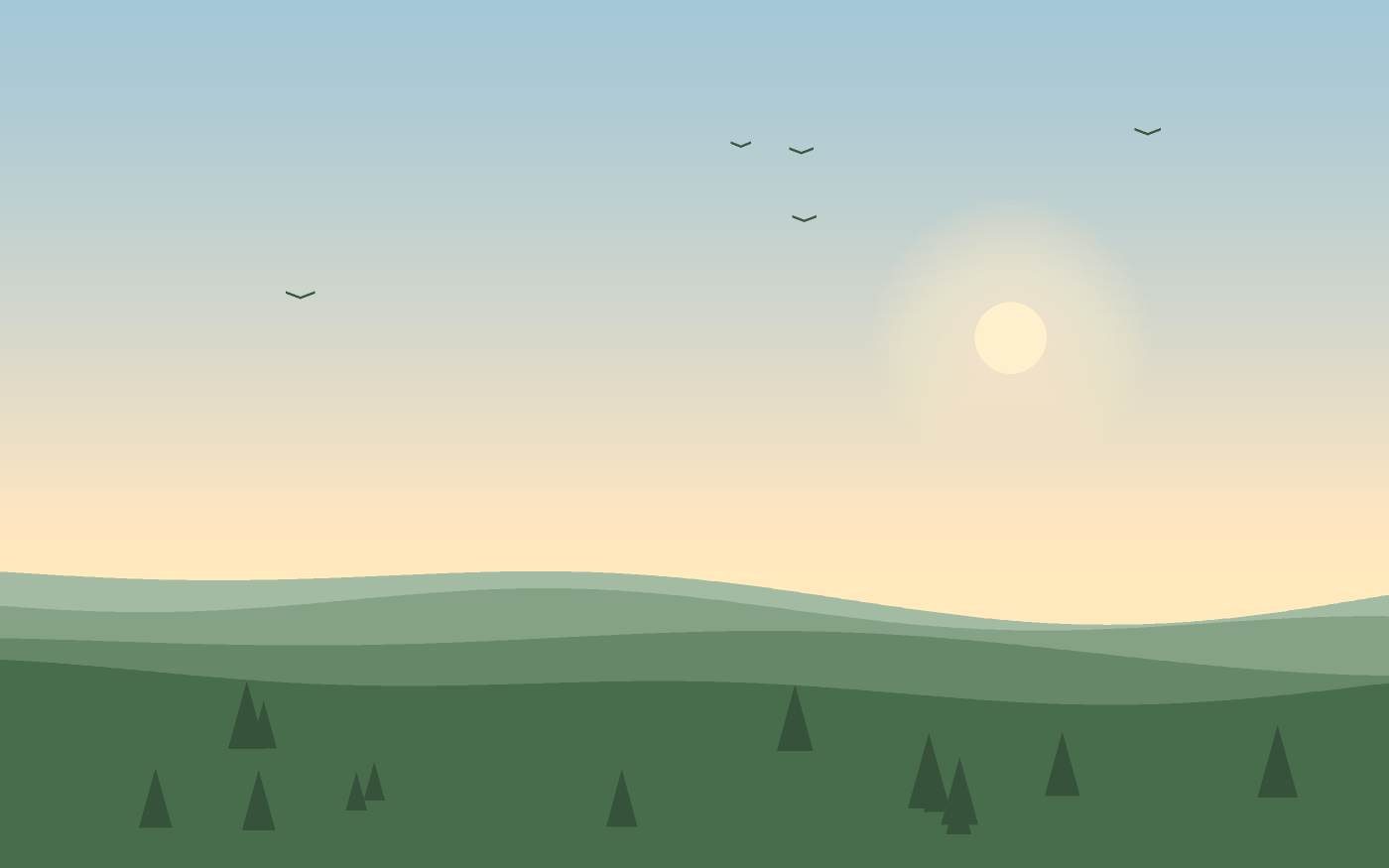 Landschapsillustratie