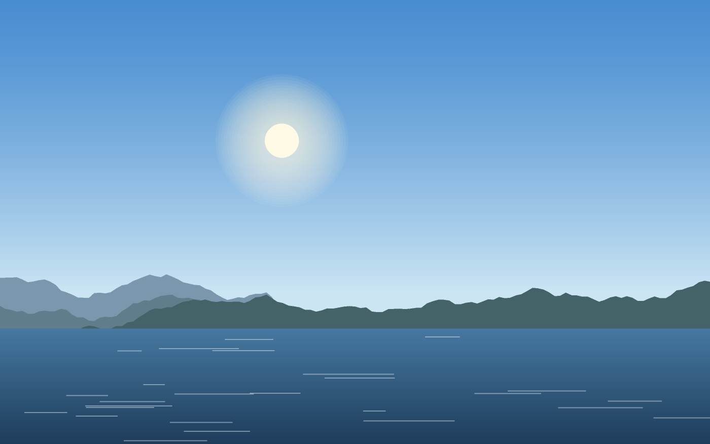 Landschapsillustratie