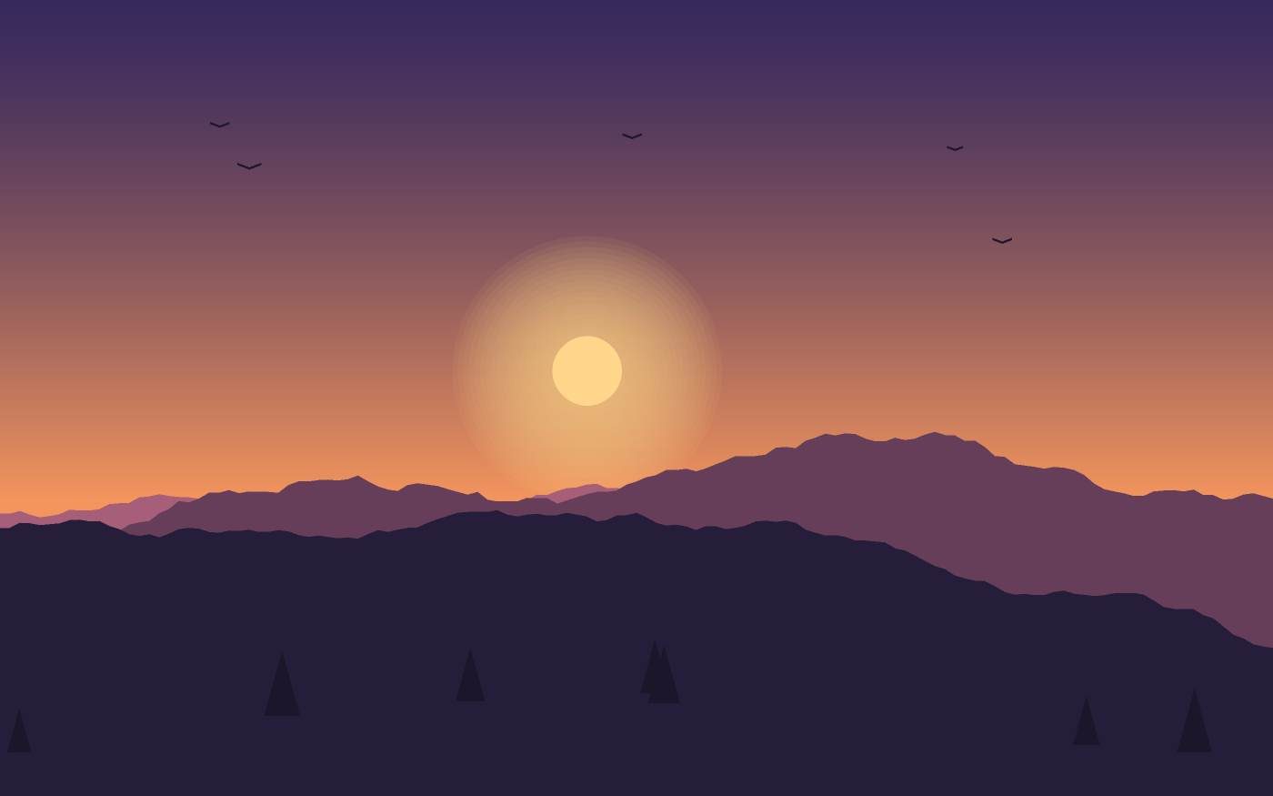 Ilustracja krajobrazu